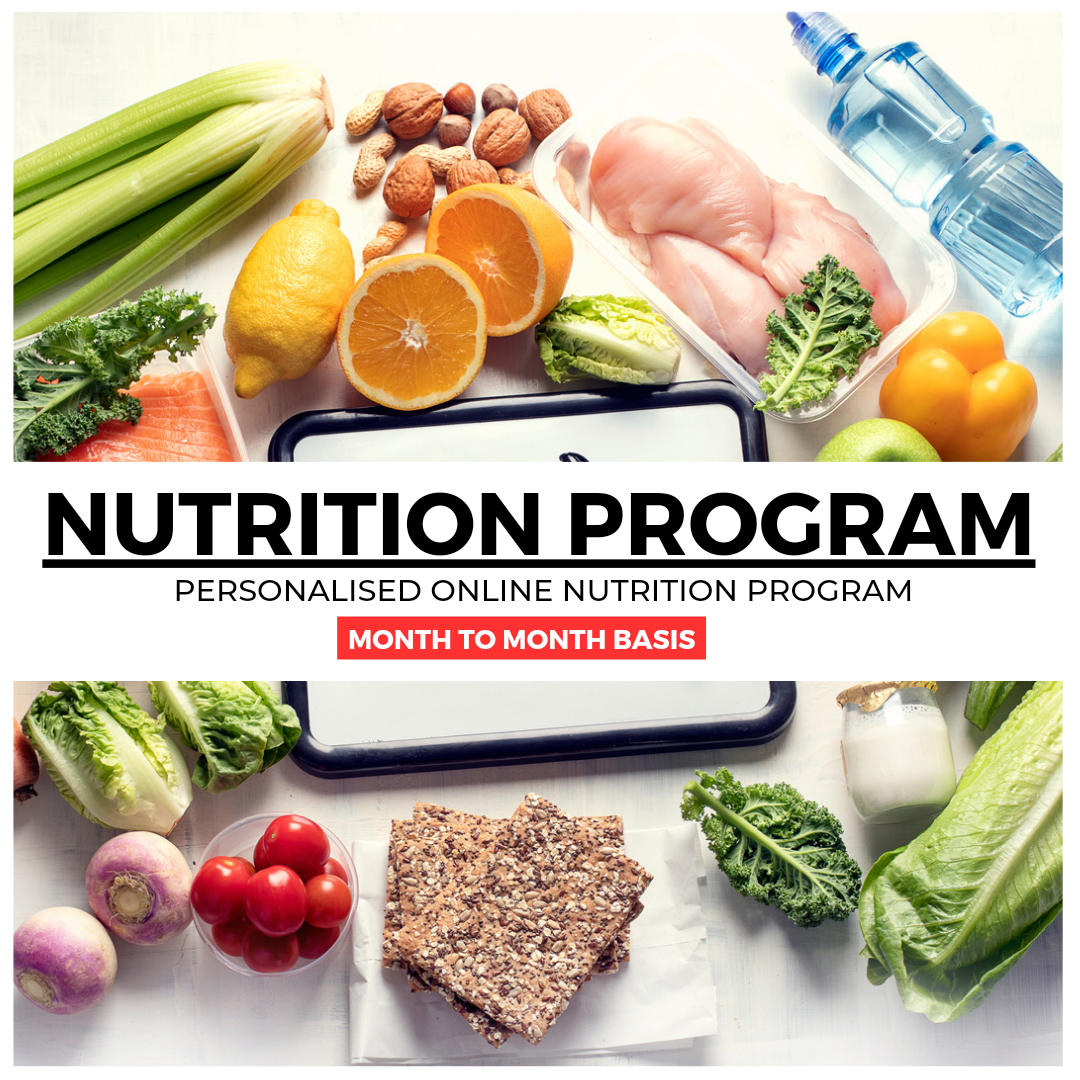 ONLINE NUTRITION PLAN (MONTH TO MONTH)